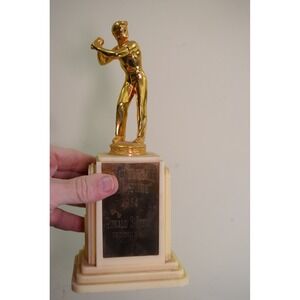 1954 Big 10 Baseball Champions MICHIGAN STATE SPARTANS Trophy FLAW